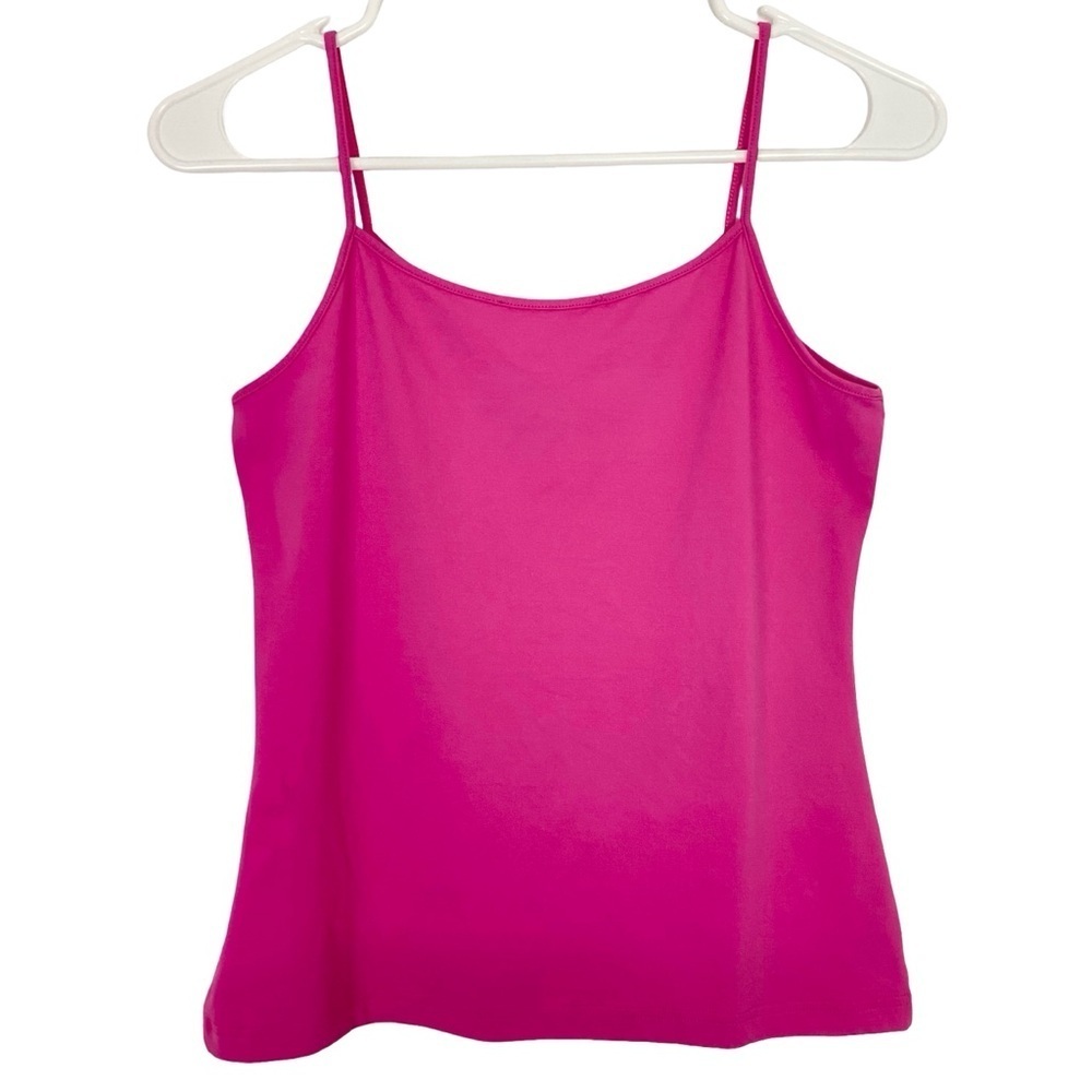 Anne Fontaine Tank Top Womens Size Medium 40 Magenta Pink Thin Strap Camisole